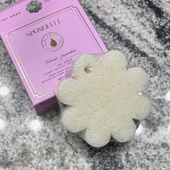 Spongelle French Lavender Body Wash Infused Buffer - Pink - Picture 3 of 3